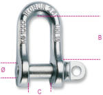 BETA 8026A-K egyenes emelőkengyel, UNI típus szénacél horganyzott (ROBUR 8026A-K/22) (BETA-080269022)