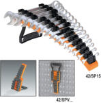 Beta 42/SP_plastica tartó csillag-villáskulcsokhoz (42MP cikk), irányváltó (142. cikk) és csuklós (142SN cikk) racsnis villáskulcsokhoz (BETA 42/SPV11) (BETA-000420100)