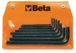 Beta 96BP-AS/8 8 részes hajlított gömbfejű imbuszkulcs szerszám készlet műanyag dobozban (BETA 96BP/AS 8) (BETA-000960997)