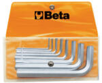Beta 96/B8 8 részes hajlított imbuszkulcs szerszám készlet műanyag dobozban (BETA 96/B 8) (BETA-000960386)