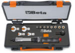Beta 671B/C10 1 nyomatékkulcs 604B/10, 1 irányváltós racsni, 8 hatlapú-dugókulcs és 4 villáskulcs (BETA 671B/C10) (BETA-006710002)