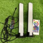 LEDISSIMO LED lámpa szett , 2 db , 28 cm, asztali , távirányítóval , RGB + IC (digitális) , dimmelhető , USB , WIFI/Bluetooth , TUYA , LEDISSIMO AMBIENT LIGHT , CSOMAGOLÁSSÉRÜLT (outlet-417033)