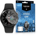 MyScreen Protector Samsung Galaxy Watch 4 Classic (46 mm) rugalmas üveg képernyővédő fólia - MyScreen Protector Hybrid Glass - 2 db/csomag - transparent