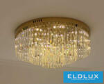 ELDLUX Kristály üveg mennyezeti lámpa E14×19 D800x350mm Arany (OWD6009-XL)