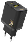 Dudao A26T GaN hálózati töltő adapter USB / USB-C 25W, fekete