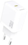 Dudao A26 GaN hálózati töltő adapter USB-C 20W, fehér