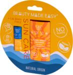 Beauty Made Easy Sun Care fényvédő szett arcra és ajkakra - 1 szett