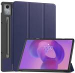  LEATHER Csuklós burkolat Lenovo Idea Tab Pro sötétkékhez