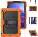  SOLID 360 Tartós tok a Lenovo Tab 10.1 narancshoz
