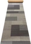 Flex Traversa Festonata Surfilata, Latime 1m, Tip Iuta, Model Flex 19645-19, Marime 100 x 600 cm, Crem, Maro, Antiderapant, Antialergic, Polipropilena, Living, Dormitor, Coridor, Hol (19645/19 1x6) Covor baie