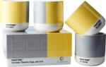 Copenhagen Design Căni termice Pantone 190 ml gri-galben 4 buc (101062121)