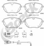 BRECK set placute frana, frana disc BRECK 26268 00 703 00 (26268 00 703 00)