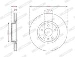 FERODO Disc frana FERODO DDF2702C (DDF2702C) - automobilus