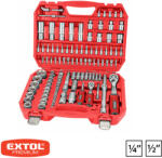 Extol Premium 8818338 dugókulcs készlet CrV, 1/4"-1/2" - 110 db (8818338)