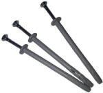  beütődűbel, beütőék, tipli polietilén rögzítő lapos peremmel és fém csavarral 6 x 40 mm ár/db