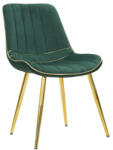  Szék paris verde/arany készlet 2 db 51x59x79cm (142337000V)