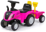  Bébitaxi NEW HOLLAND T7 TRAKTOR Milly Mally rózsaszín (5901761127676)