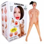 BOSS Természetes 3D Szerelem Baba Angelina, 156cm, vibrációval, bőrszín (59-00001)