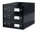 Leitz Suport documente cu 3 sertare negru carton laminat Leitz (ESS60480095)
