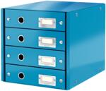 Leitz Suport cu 4 sertare pentru documente albastru Leitz Click&Store (ESS60490036)