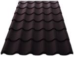 Kálló-fém KCS 350 mm-es cserepeslemez / 3100mm hosszúság / 0.5mm vastagság / RAL 8017 - csokibarna / antikondenzált filc bevonattal - KÁLLÓ-fém