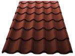 Kálló-fém KCS 350 mm-es cserepeslemez / 1600mm hosszúság / 0.5mm vastagság / RAL 8004 - rézbarna - KÁLLÓ-fém