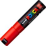uni Marker UNI Posca PC-8K, varf tesit, 8.0mm, rosu
