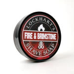Lockhart's Fire & Brimstone Shaving Soap - borotvaszappan, füstös illat 113 g (lock-firesoap)