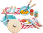 Hape Set de joaca ustensile pentru gatit si servire 21 piese (E3208A) Bucatarie copii