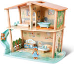 Hape Set de joaca din lemn - Casa din jungla a tigrilor 38 piese (E3412A) Casuta papusi