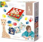 Ses Creative Set acuarele pentru degete cu planse Girafa Sophie (14493)