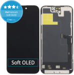 Apple Ecran Soft OLED 120Hz pentru iPhone 14 Pro Max, Sticlă tactilă cu ramă, FixPremium