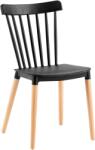  Scaun dining, negru / fag, zosima (0000373367)