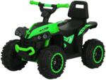 NOVOKIDS ATV cu Functie de Trotineta Fara Pedale Pentru Copii NOVOKIDS Little Monster, Cu Melodii si lumini, Maxim 25 Kg, Masinuta Copii, Sezut comfortabil, Verde (NKLTLMONSTERATVGREEN)