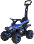 NOVOKIDS ATV pentru copii si bebe NOVOKIDS Little Beast, Cu melodii si lumini, Maner de impins pentru parinti detasabil, Functie trotineta fara pedale, Pentru interior si exterior, Albastru (NKLTLBEASTATVBLUE)