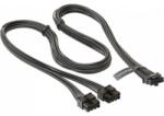 Seasonic 2db Power 8pin PCIe -> 1db 12VHPWR M/M tápkábel 0.75m (WATX16882CW)