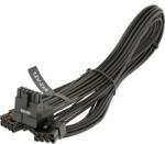 Seasonic 2db Power 8pin PCIe -> Power 16pin PCIe 12VHPWR F/F tápkábel 0.7m fekete egyenes/90° (600W) (WA2V16881BW)