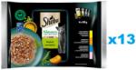 Sheba Nature’s Collection Flavour Selection 52x85 g nedves teljes értékű eledel felnőtt macskáknak mártással, csirke, pulyka, tonhal, lazac darabokkal
