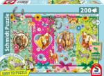 Schmidt Spiele Пъзел Schmidt от 200 части - Щастието на конете (56538)