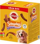 PEDIGREE Mega Box Schmackos Recompense fasii caini, cu vita, miel si pasare 790 g - eurohrana
