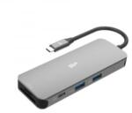Silicon Power SR30 USB-C notebook dokkoló szürke (SPU3C08DOCSR300G)