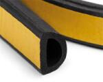 JKH Tömítőprofil öntapadós EPDM 50m "D" fekete (21x15mm) (3435889)