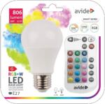 Avide Smart LED Globe A60 9.7W RGB+W 2700K IR Távirányítóval (ASG27RGBW-9.7W-RC)