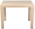 Iris GF-830C ORIGINAL CAPPUCCINO műanyag kerti asztal rattan 70x100cm (GF-830C)