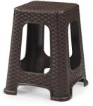 Iris GF-400BR Star barna rattan zsámoly 28x28x45, 5cm (GF-400BR)