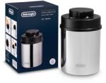 DeLonghi Recipient cu capac cu vidare De'Longhi DLSC063 - 5513284421, Volum 1.5l, Capacitate 500g, Corp din oțel inoxidabil, Capac negru, Păstrează prospețimea până la 15 zile (DLSC063)