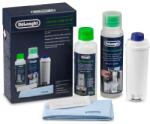 DeLonghi Set pentru curățare și întreținere De'Longhi DLSC306 - 5513283501, 1 filtru apă DLSC002, 1 decalcifiant EcoDecalk 200ml, 1 soluție EcoMultiClean 250ml, 1 lavetă microfibră, 1 test d (DLSC306)