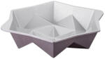 Dr. Oetker Tava de copt Dr. Oetker Origami 2556, 28 cm, Forma origami, Aluminiu turnat, Roz auriu (2556)