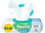 Pampers Harmonie Aqua Nedves Törlőkendő, 6 Csomag = 288 db Törlőkendő