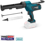 BORMANN Pro akkumulátoros TÖMÍTŐ PISZTOLY 20V, Li-Ion, 600ml, Li-Ion, 0-11mm/s (akku és töltő nélkül) (BBP3610)